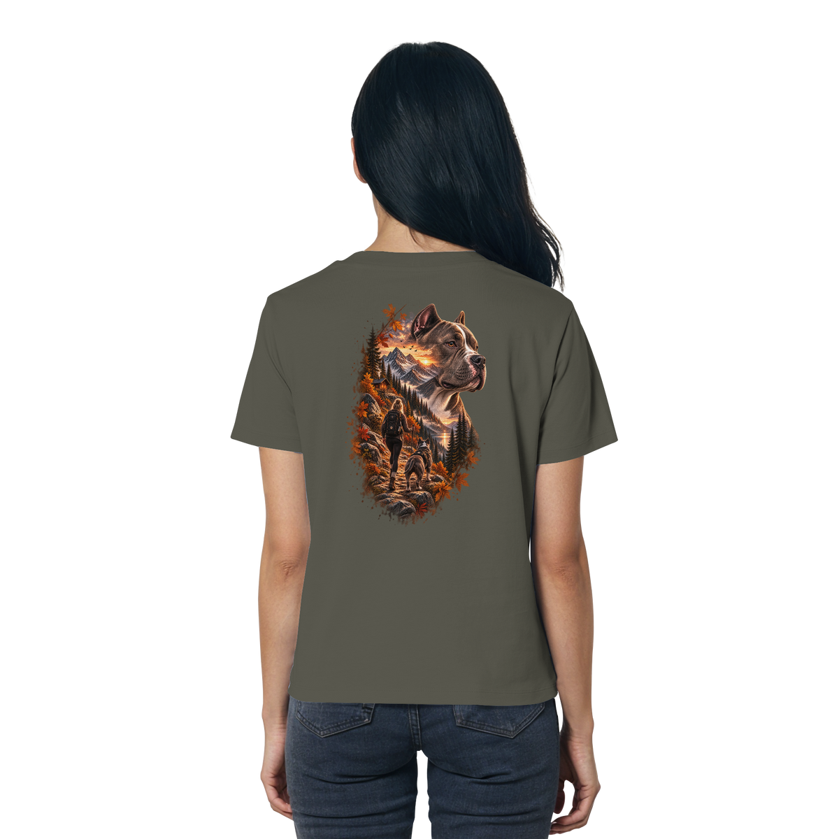 Dog Mountain Gray - Ladies Organic Shirt