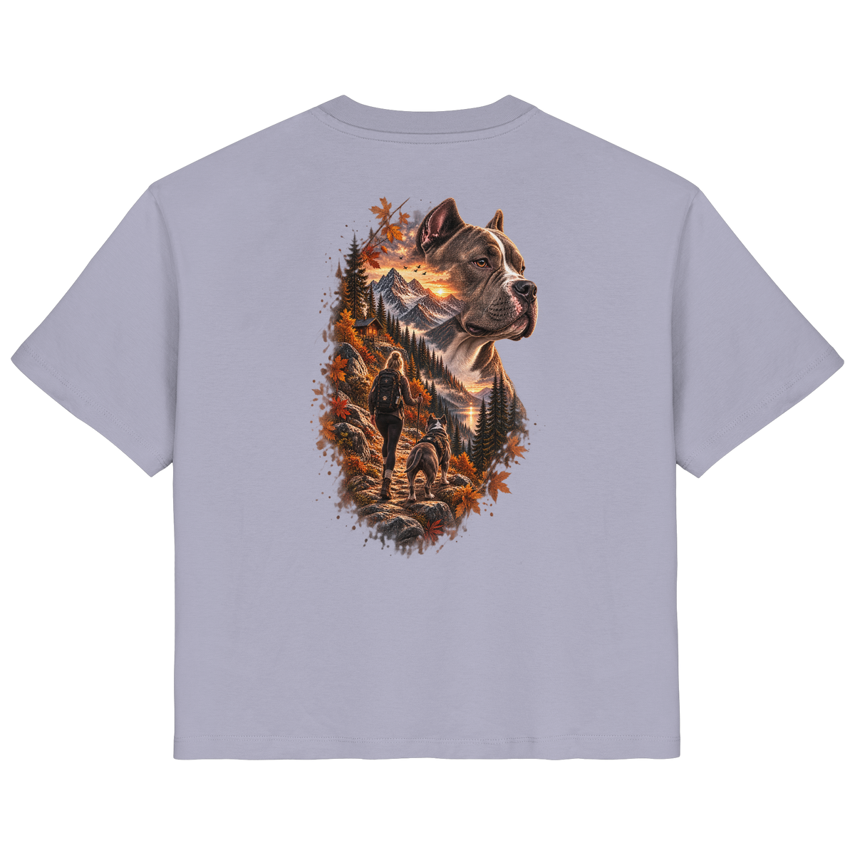 Dog Mountain Gray - Ladies Organic Shirt