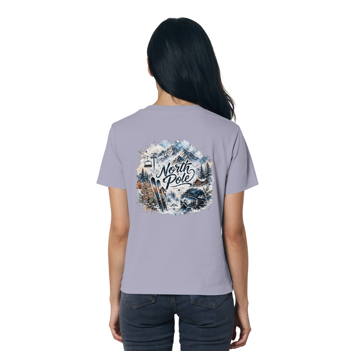 North Pole Ski - Ladies Organic Shirt