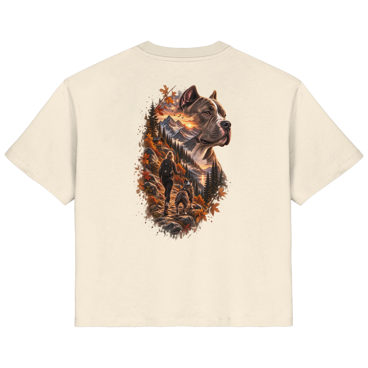 Dog Mountain Gray - Ladies Organic Shirt
