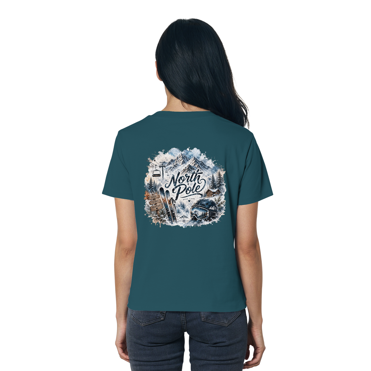 North Pole Ski - Ladies Organic Shirt
