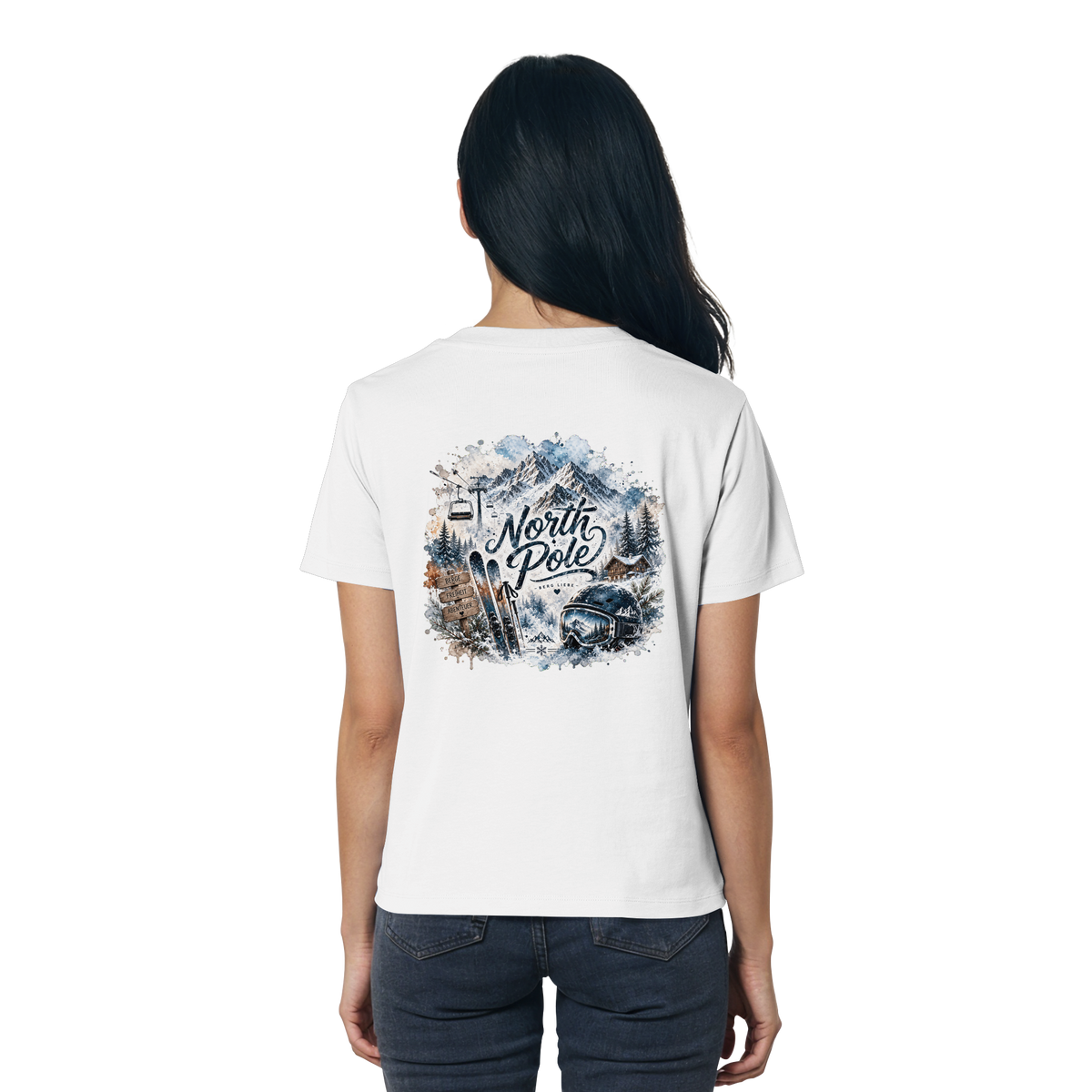 North Pole Ski - Ladies Organic Shirt