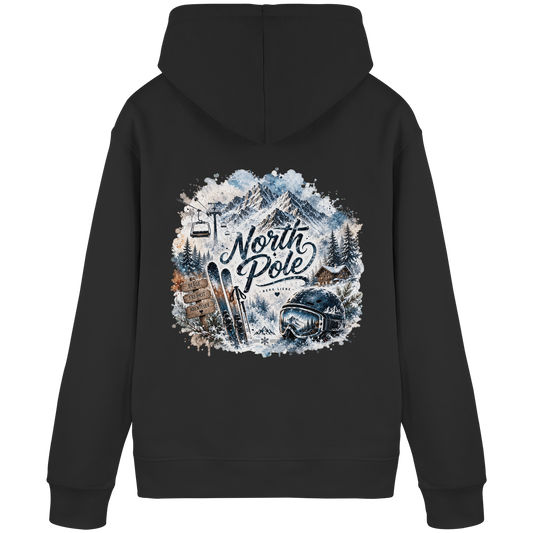 North Pole Ski - Organic Basic Hoodie