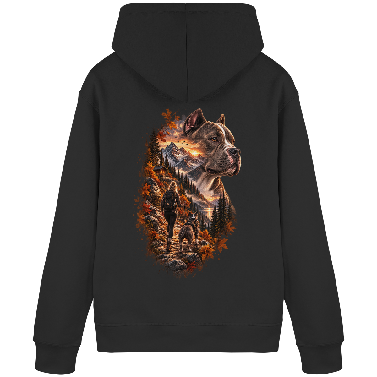 Dog Mountain Gray - Organic Basic Hoodie