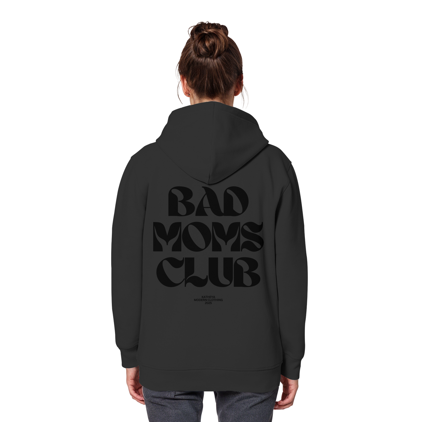 Bad Moms Club Schwarz - Organic Basic Hoodie