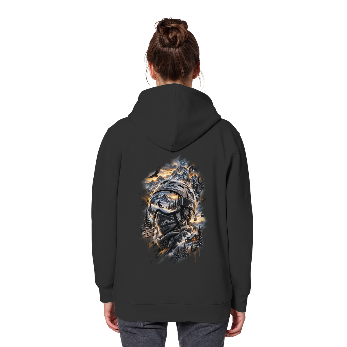 Ski Mountain - Organic Basic Hoodie