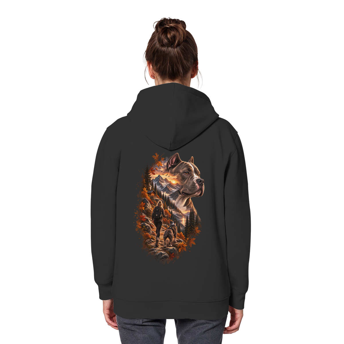 Dog Mountain Gray - Organic Basic Hoodie