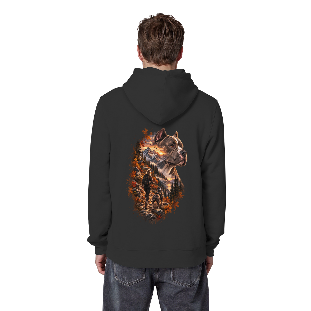 Dog Mountain Gray - Organic Basic Hoodie