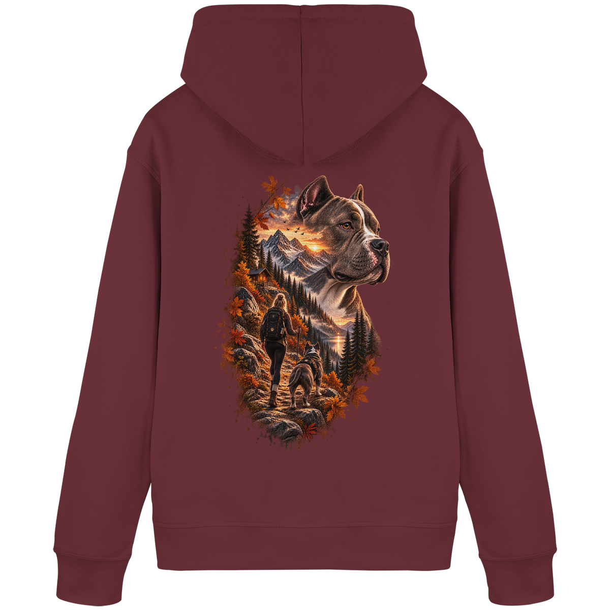 Dog Mountain Gray - Organic Basic Hoodie