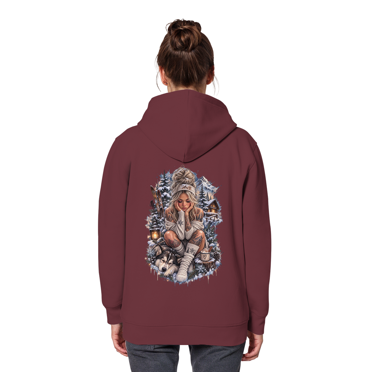 Ice Woman 2 - Organic Basic Hoodie