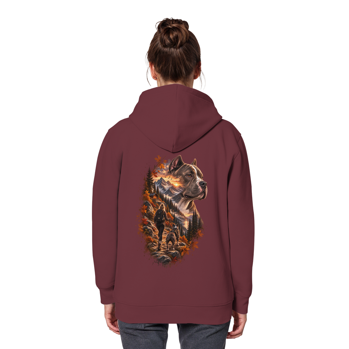 Dog Mountain Gray - Organic Basic Hoodie