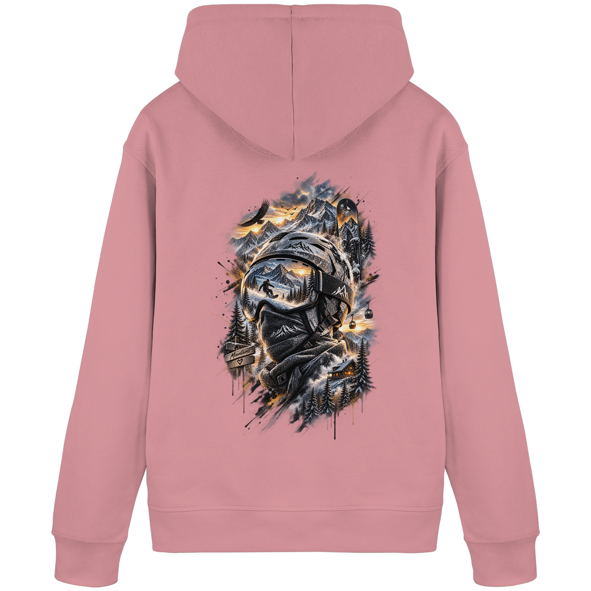 Ski Mountain - Organic Basic Hoodie