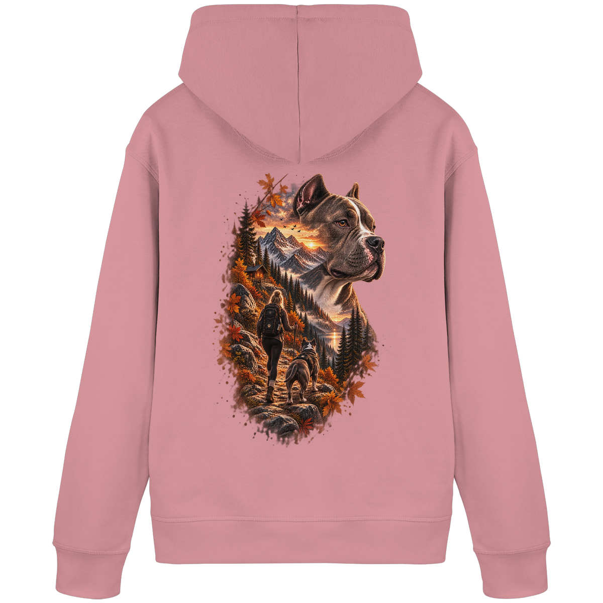 Dog Mountain Gray - Organic Basic Hoodie