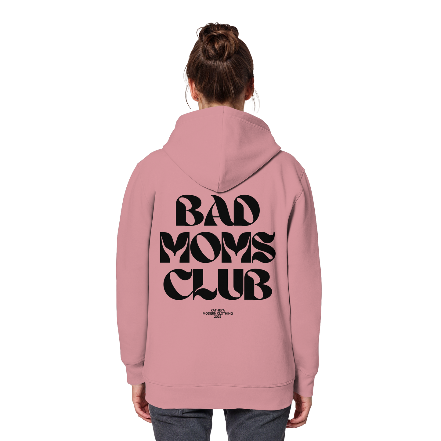 Bad Moms Club Schwarz - Organic Basic Hoodie