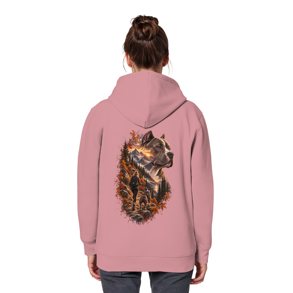 Dog Mountain Gray - Organic Basic Hoodie