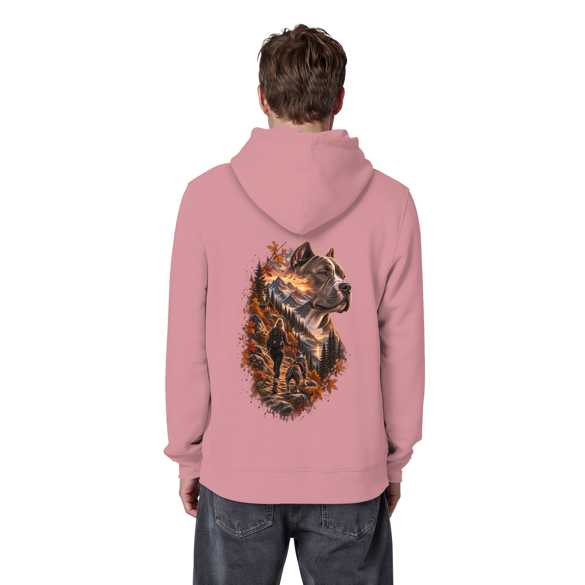Dog Mountain Gray - Organic Basic Hoodie