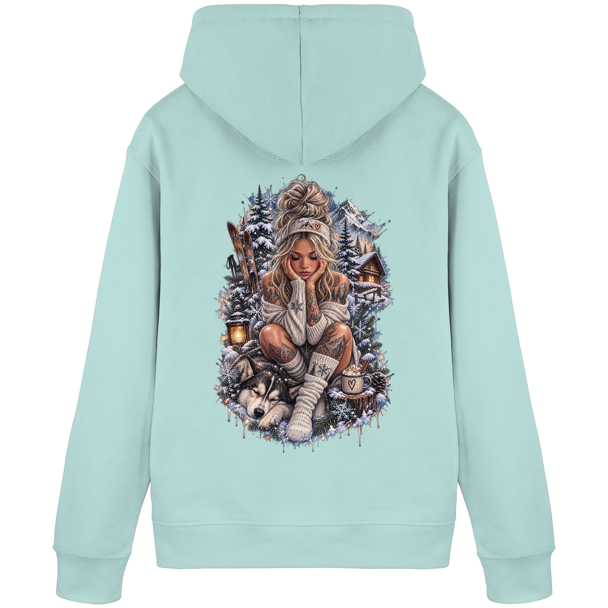 Ice Woman 2 - Organic Basic Hoodie