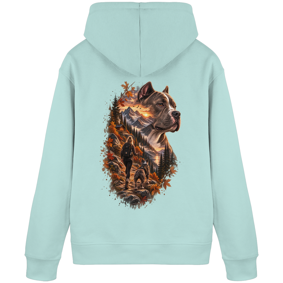 Dog Mountain Gray - Organic Basic Hoodie