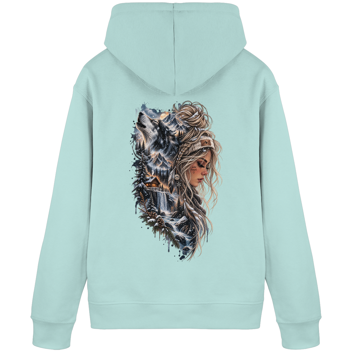 Ice Woman - Organic Basic Hoodie
