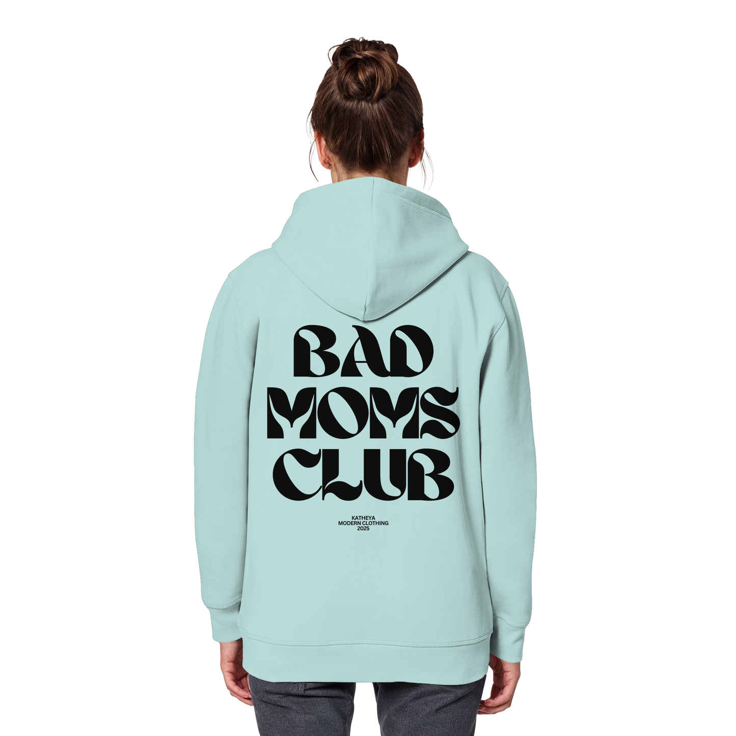 Bad Moms Club Schwarz - Organic Basic Hoodie
