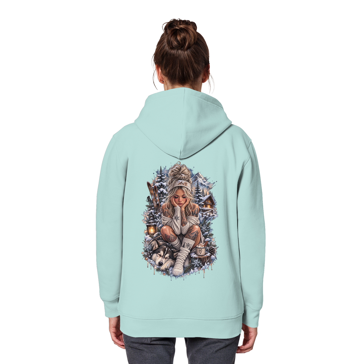Ice Woman 2 - Organic Basic Hoodie