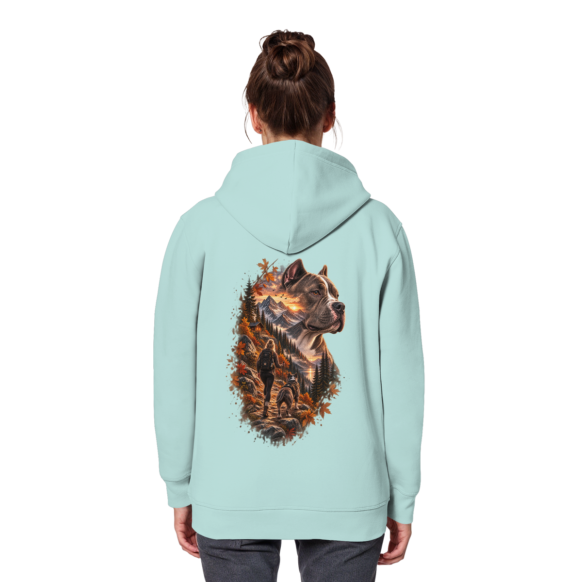 Dog Mountain Gray - Organic Basic Hoodie