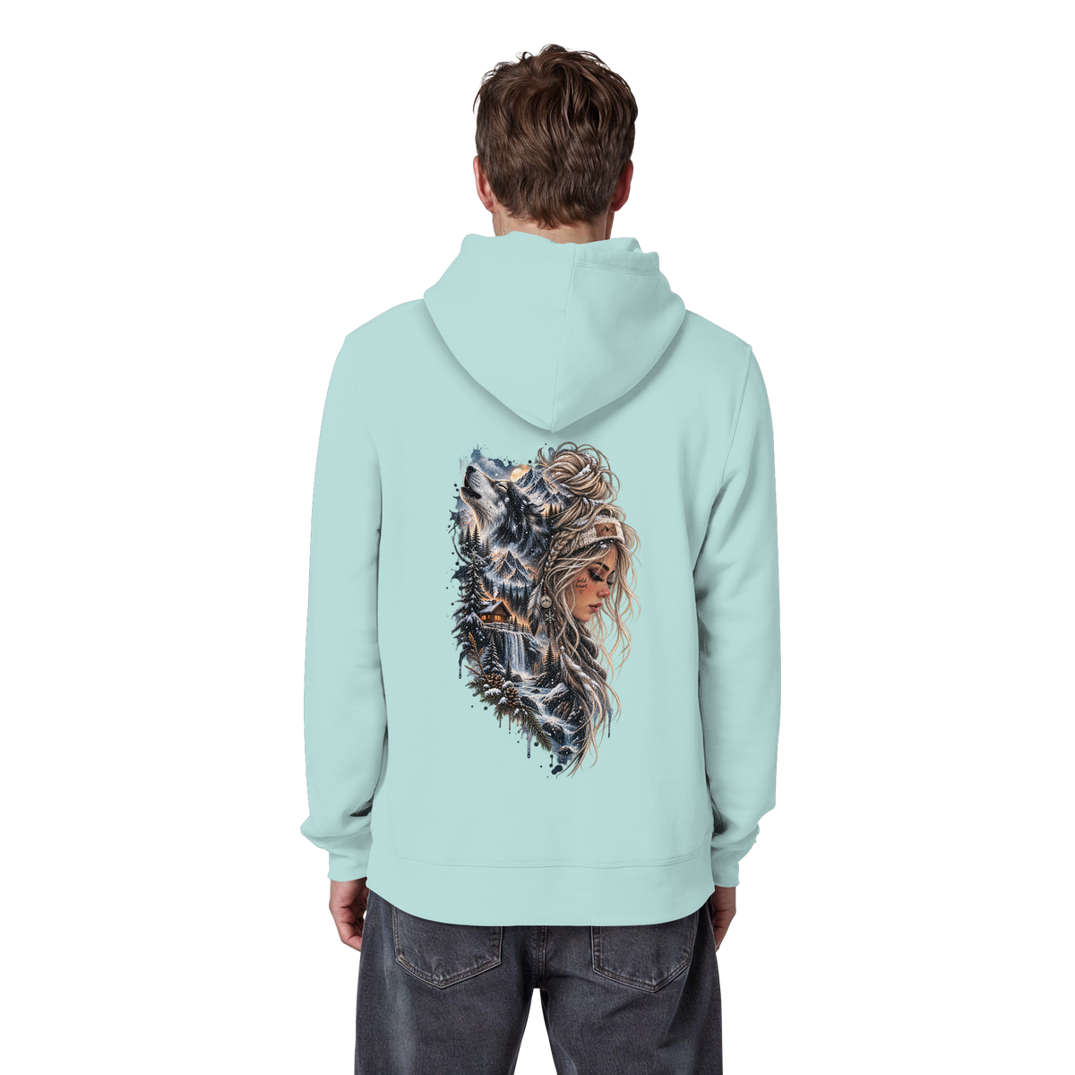 Ice Woman - Organic Basic Hoodie