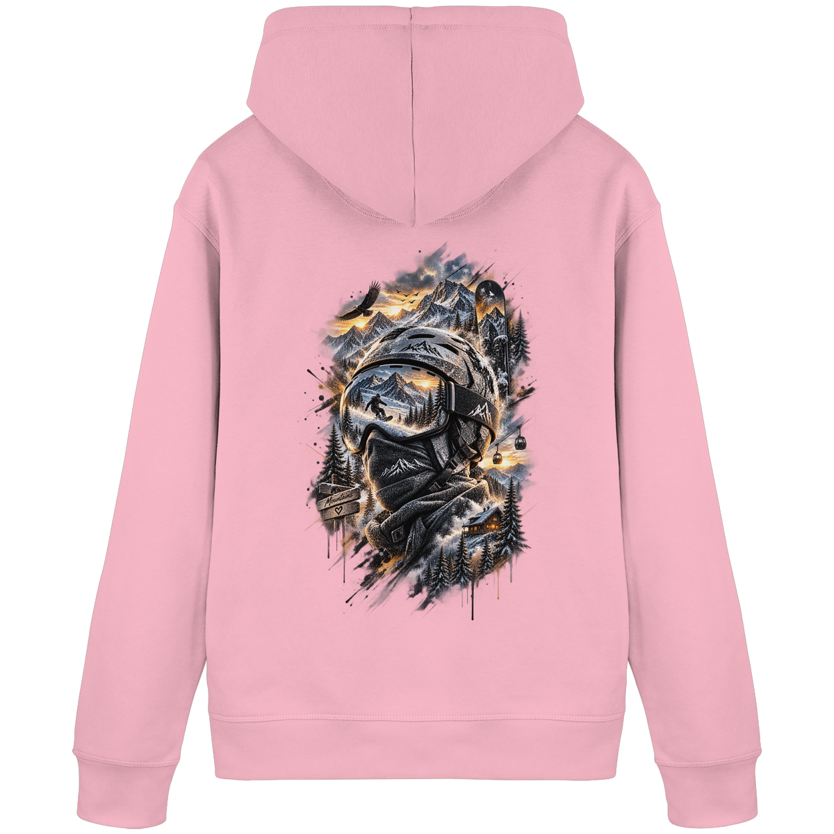 Ski Mountain - Organic Basic Hoodie