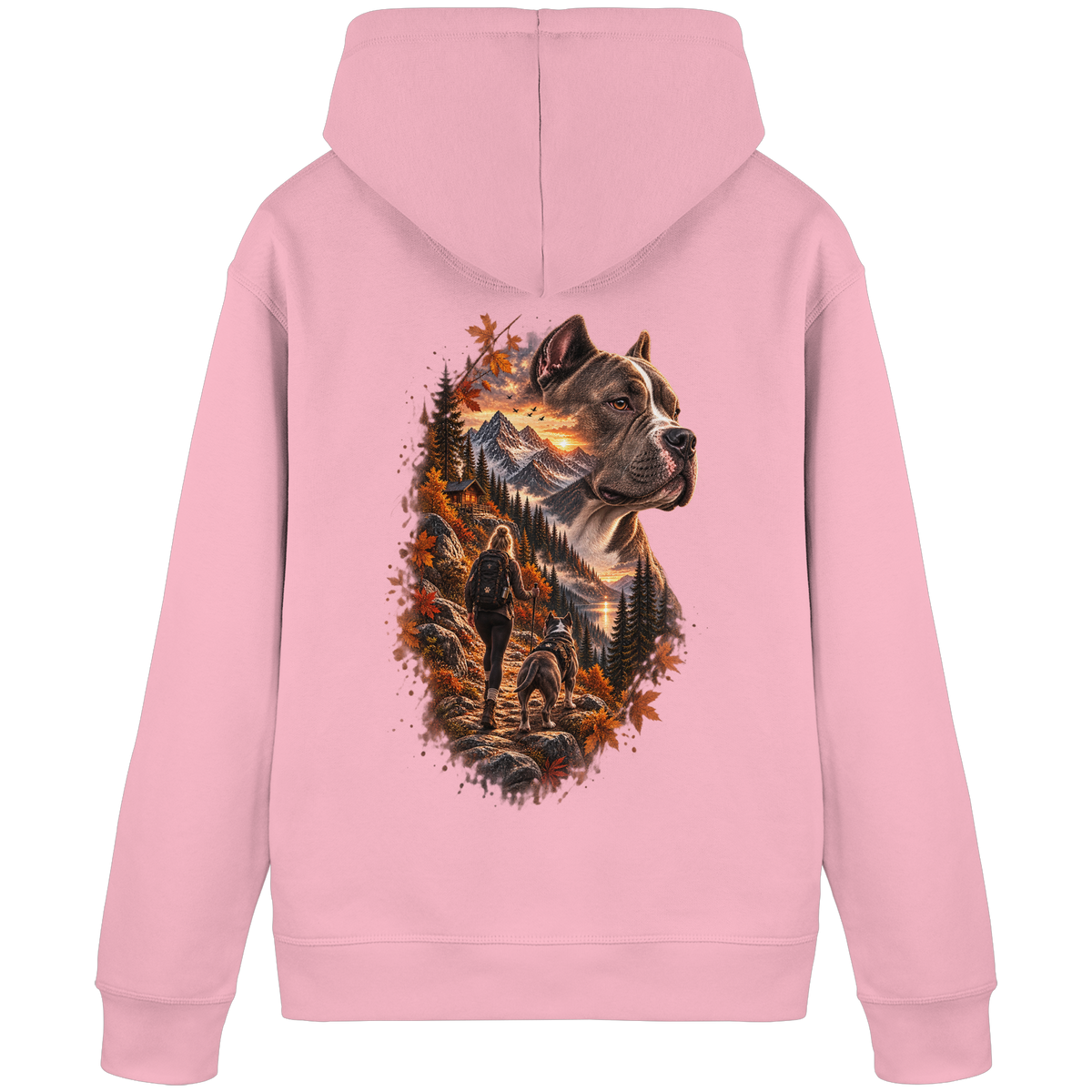 Dog Mountain Gray - Organic Basic Hoodie