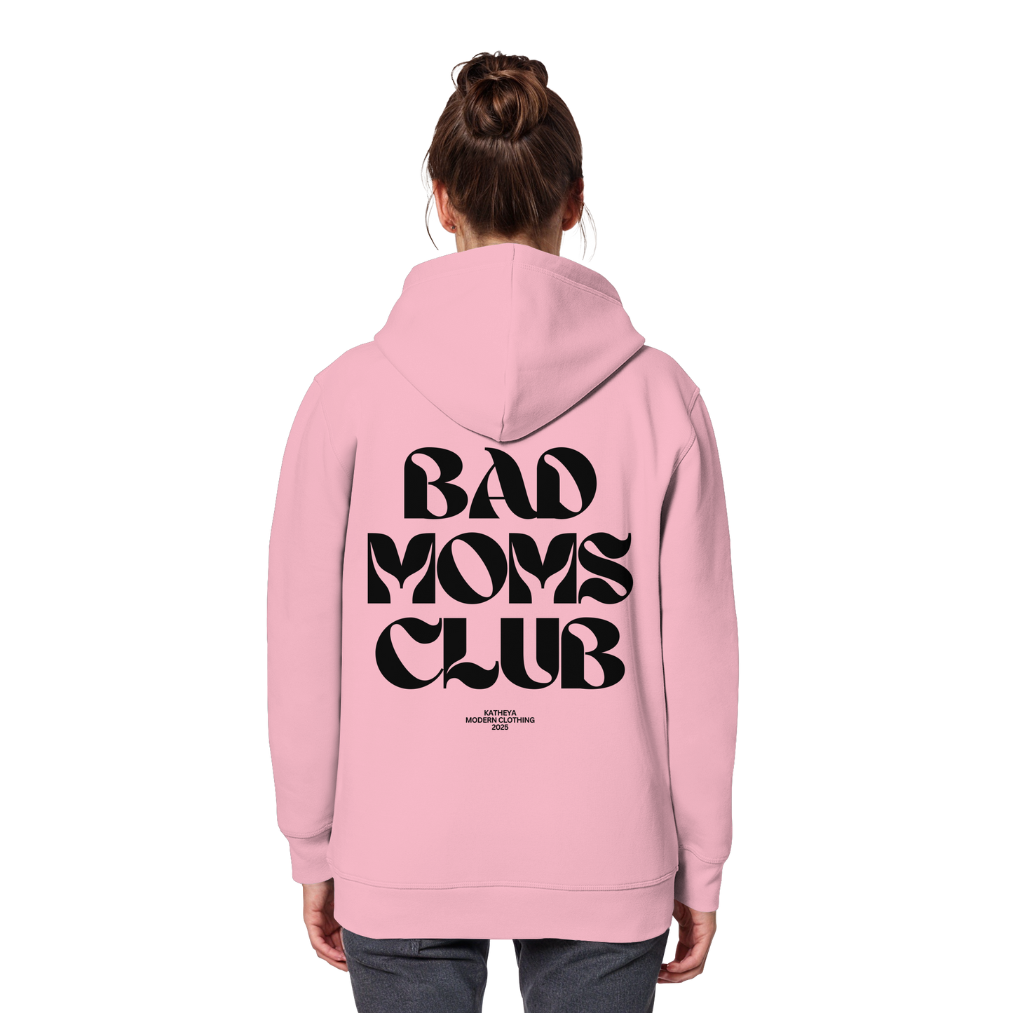 Bad Moms Club Schwarz - Organic Basic Hoodie