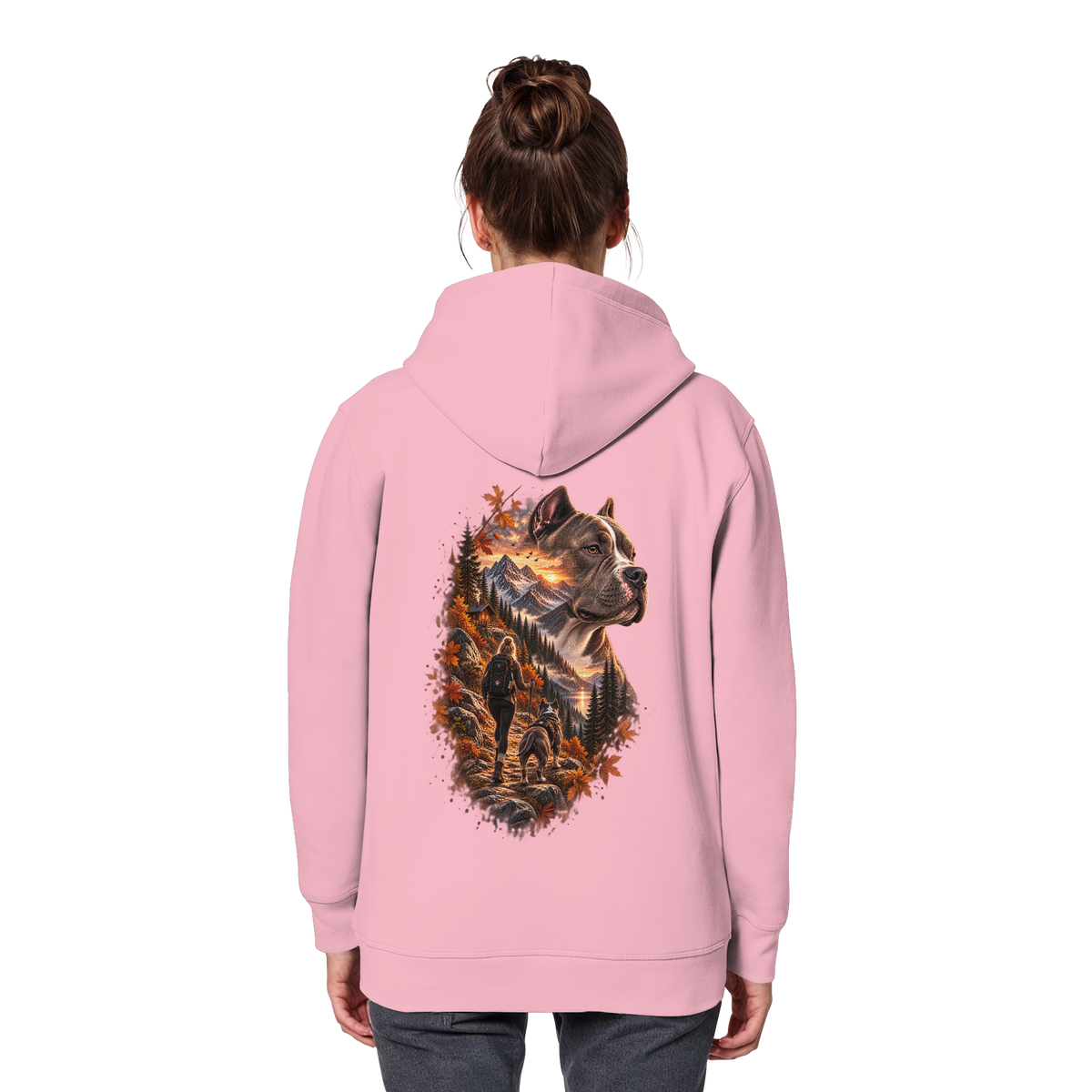 Dog Mountain Gray - Organic Basic Hoodie