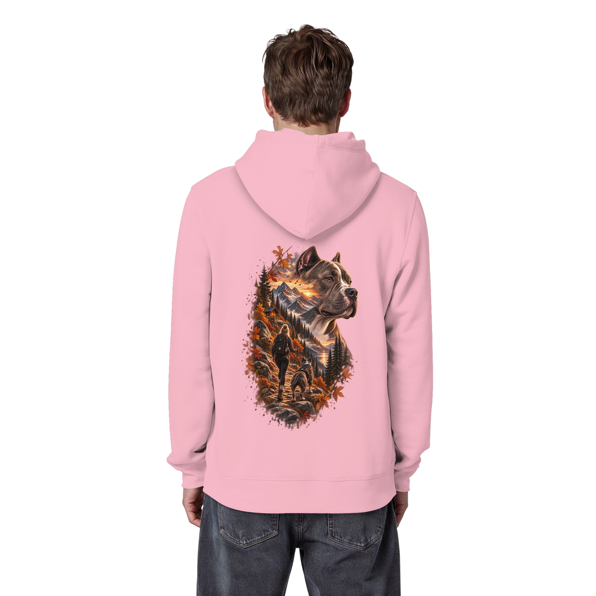 Dog Mountain Gray - Organic Basic Hoodie