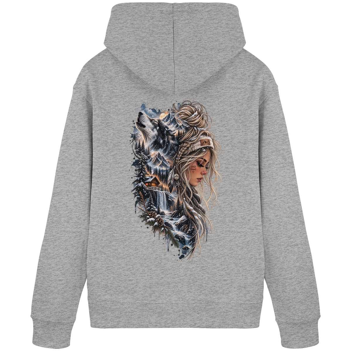 Ice Woman - Organic Basic Hoodie