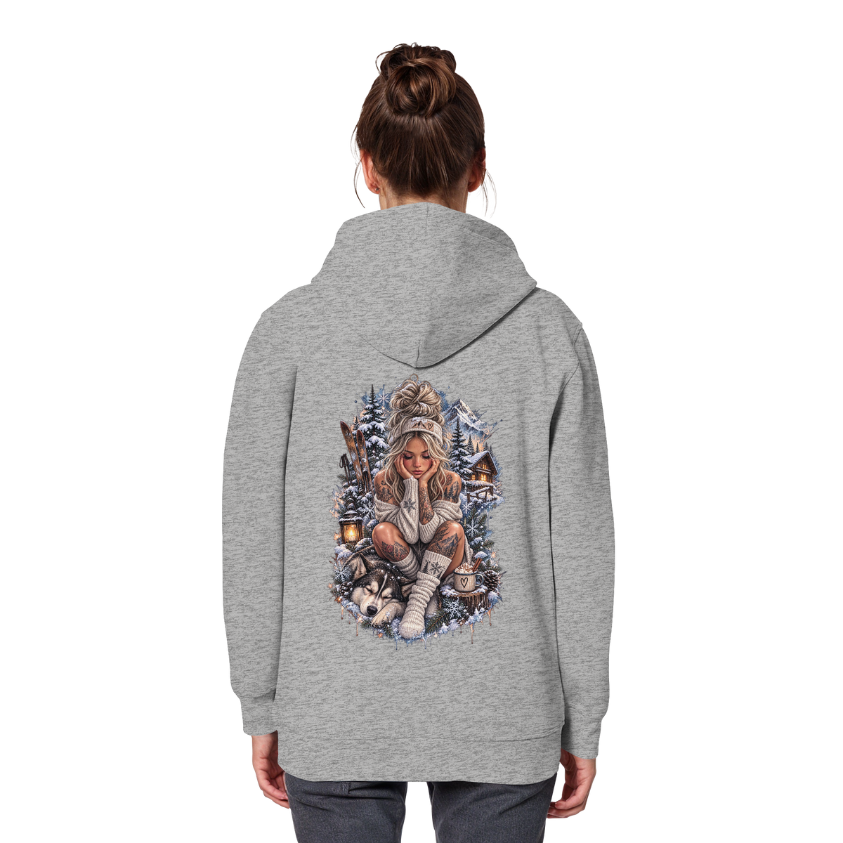 Ice Woman 2 - Organic Basic Hoodie