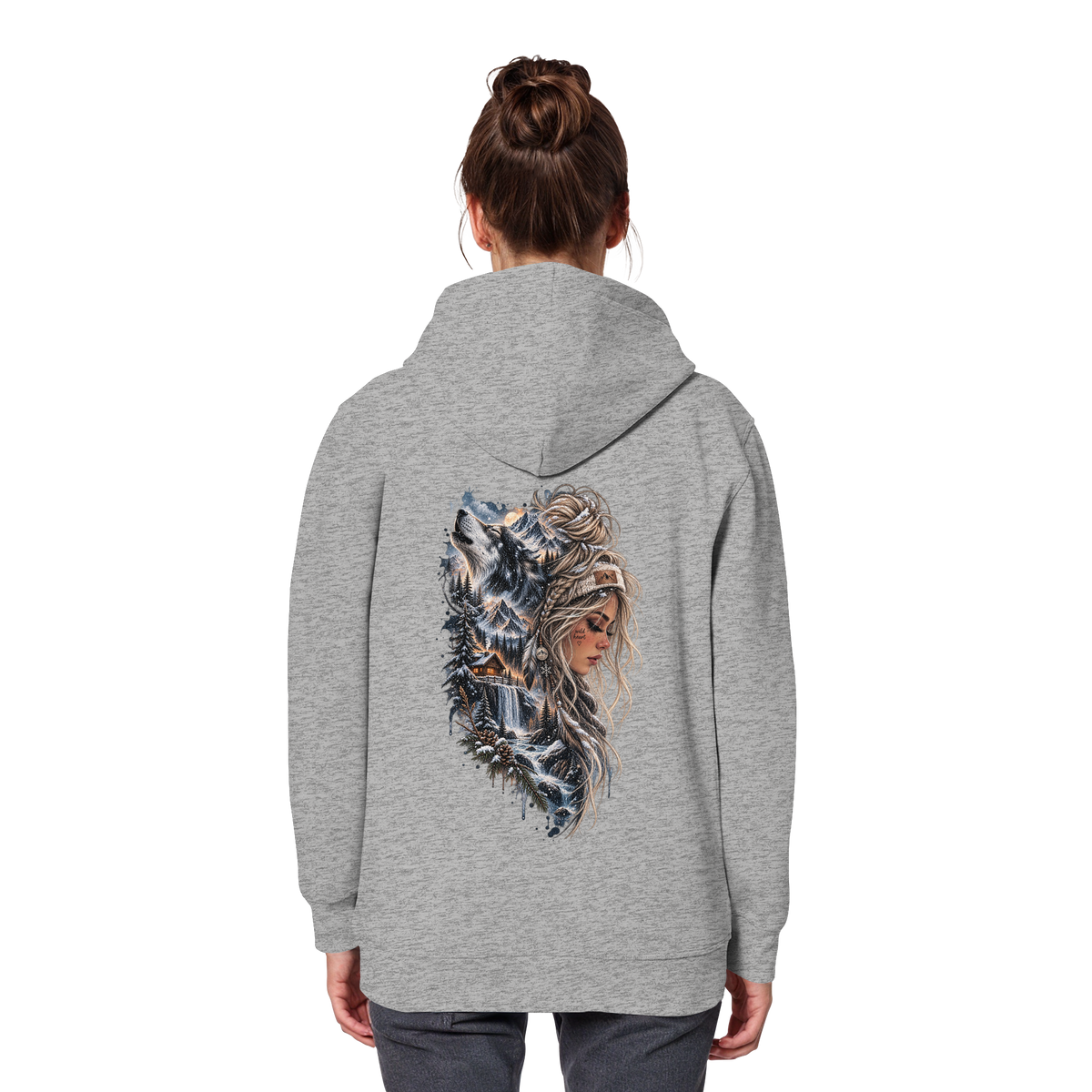 Ice Woman - Organic Basic Hoodie
