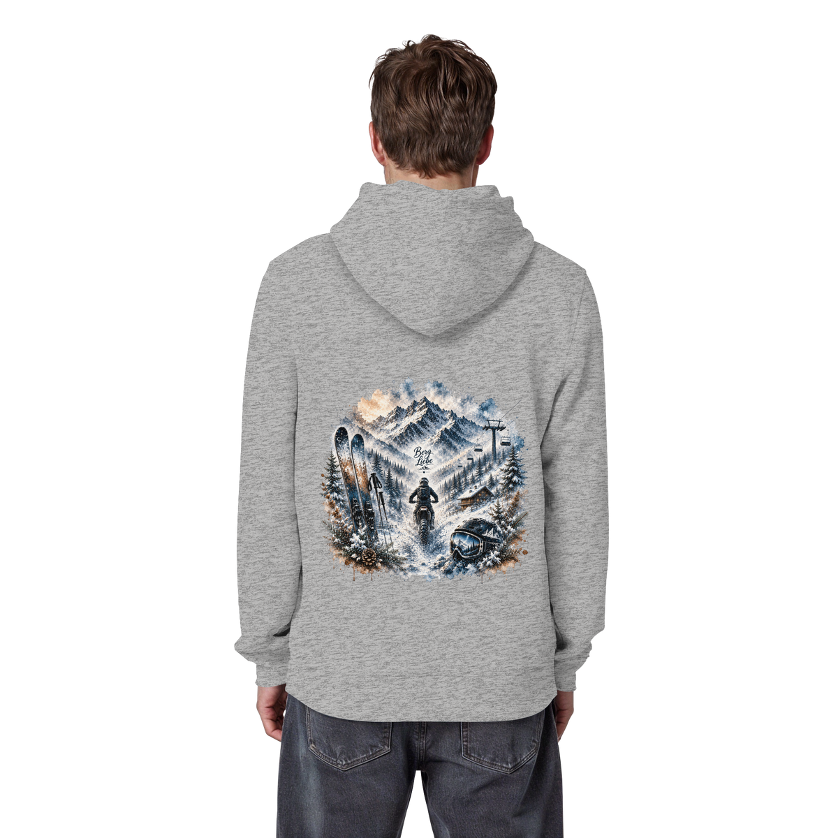 Berg Liebe Mx - Organic Basic Hoodie