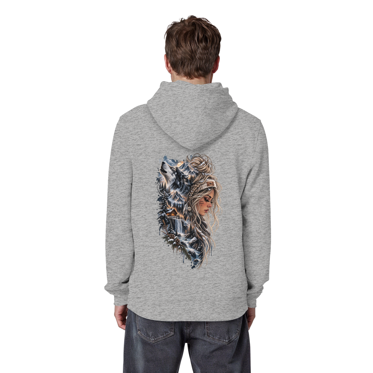 Ice Woman - Organic Basic Hoodie
