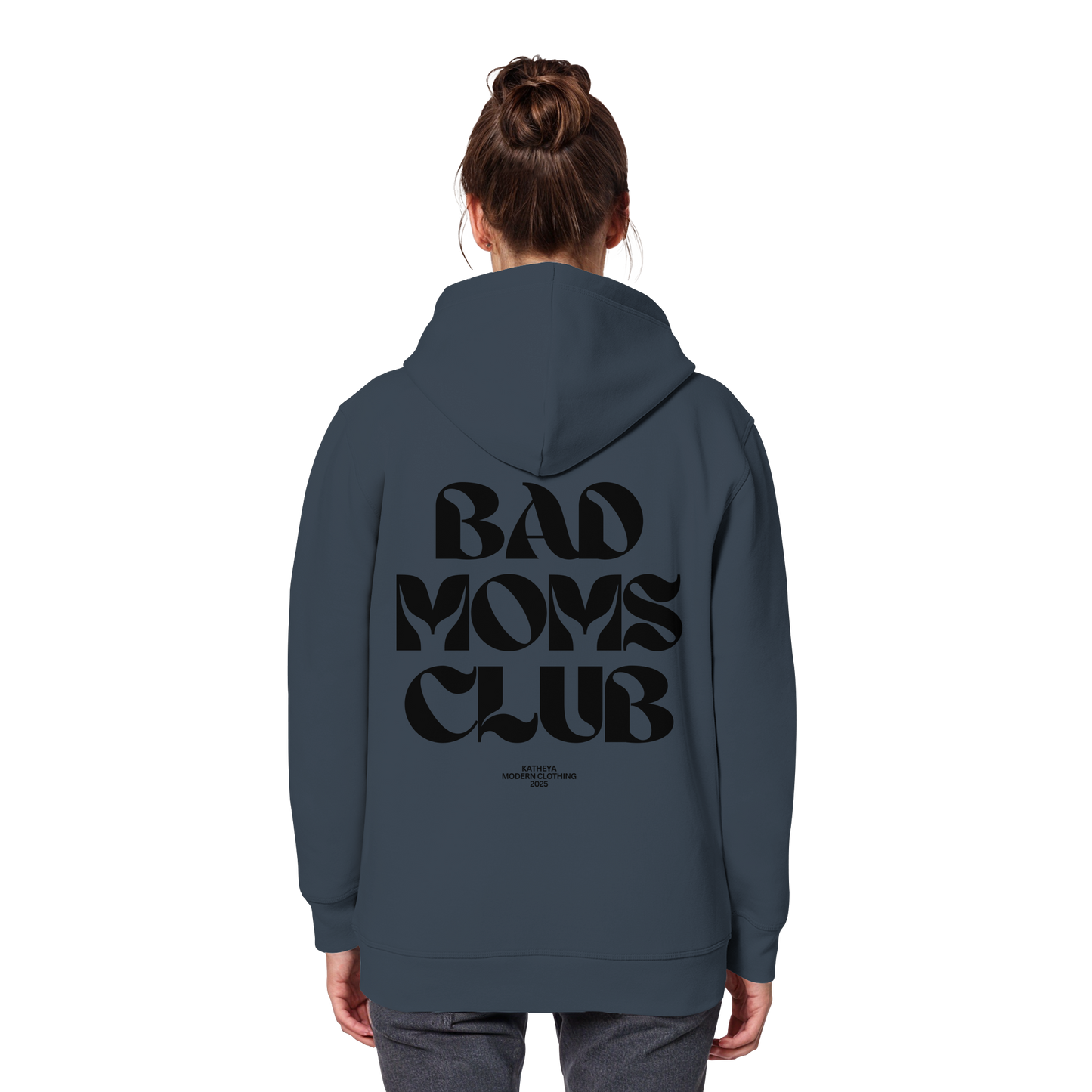 Bad Moms Club Schwarz - Organic Basic Hoodie