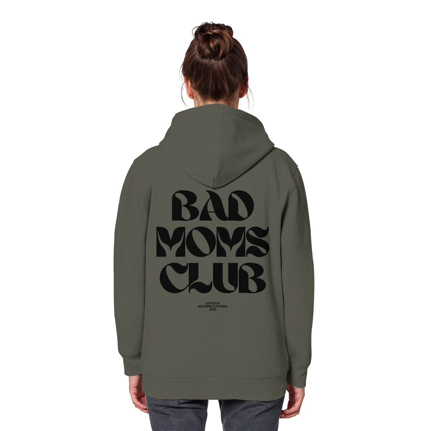 Bad Moms Club Schwarz - Organic Basic Hoodie