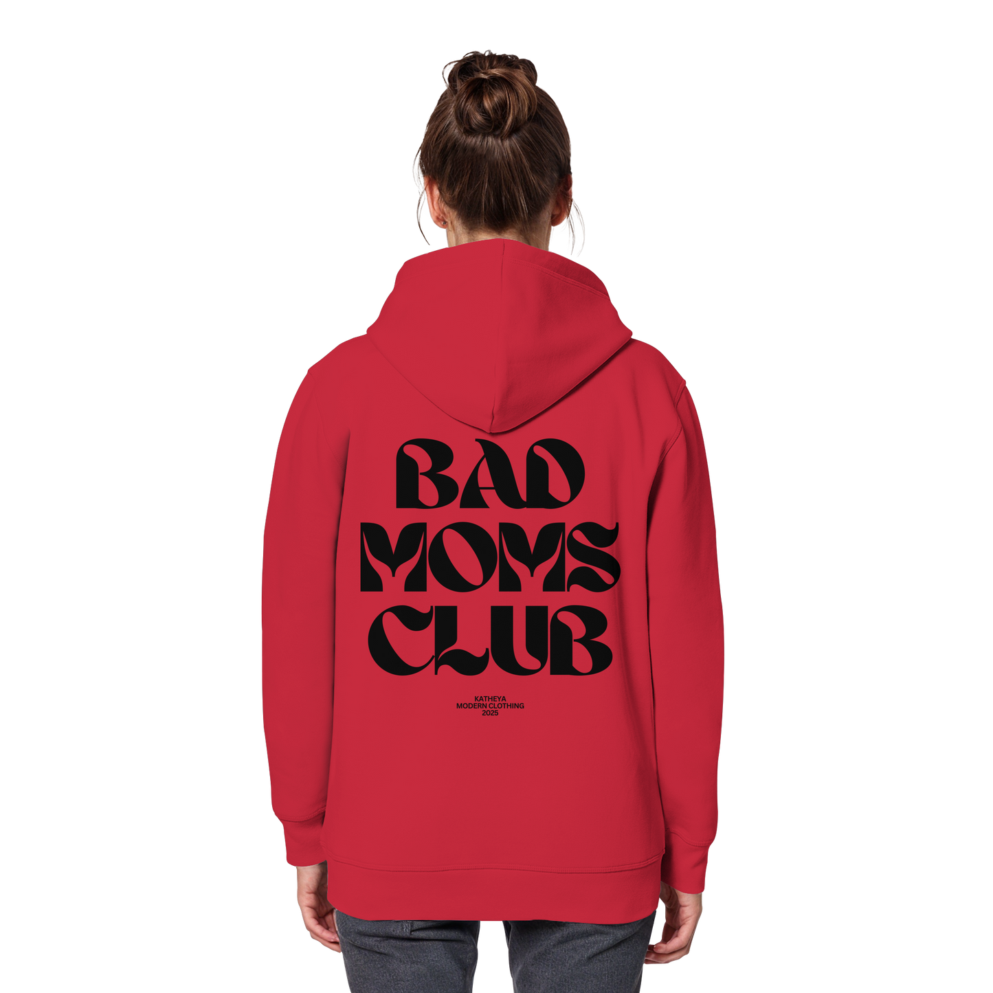 Bad Moms Club Schwarz - Organic Basic Hoodie