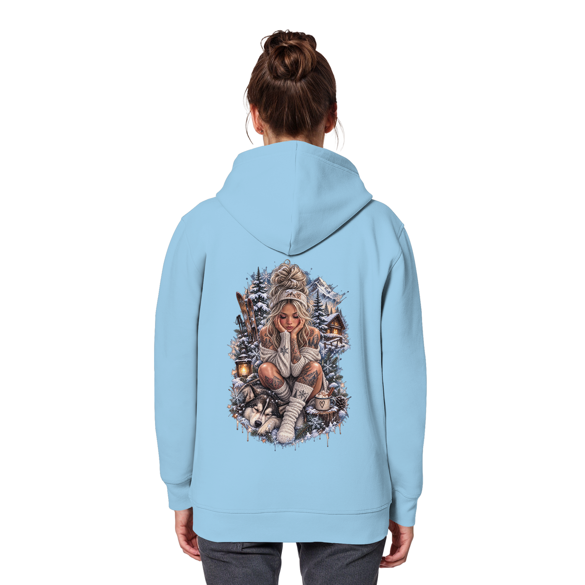 Ice Woman 2 - Organic Basic Hoodie