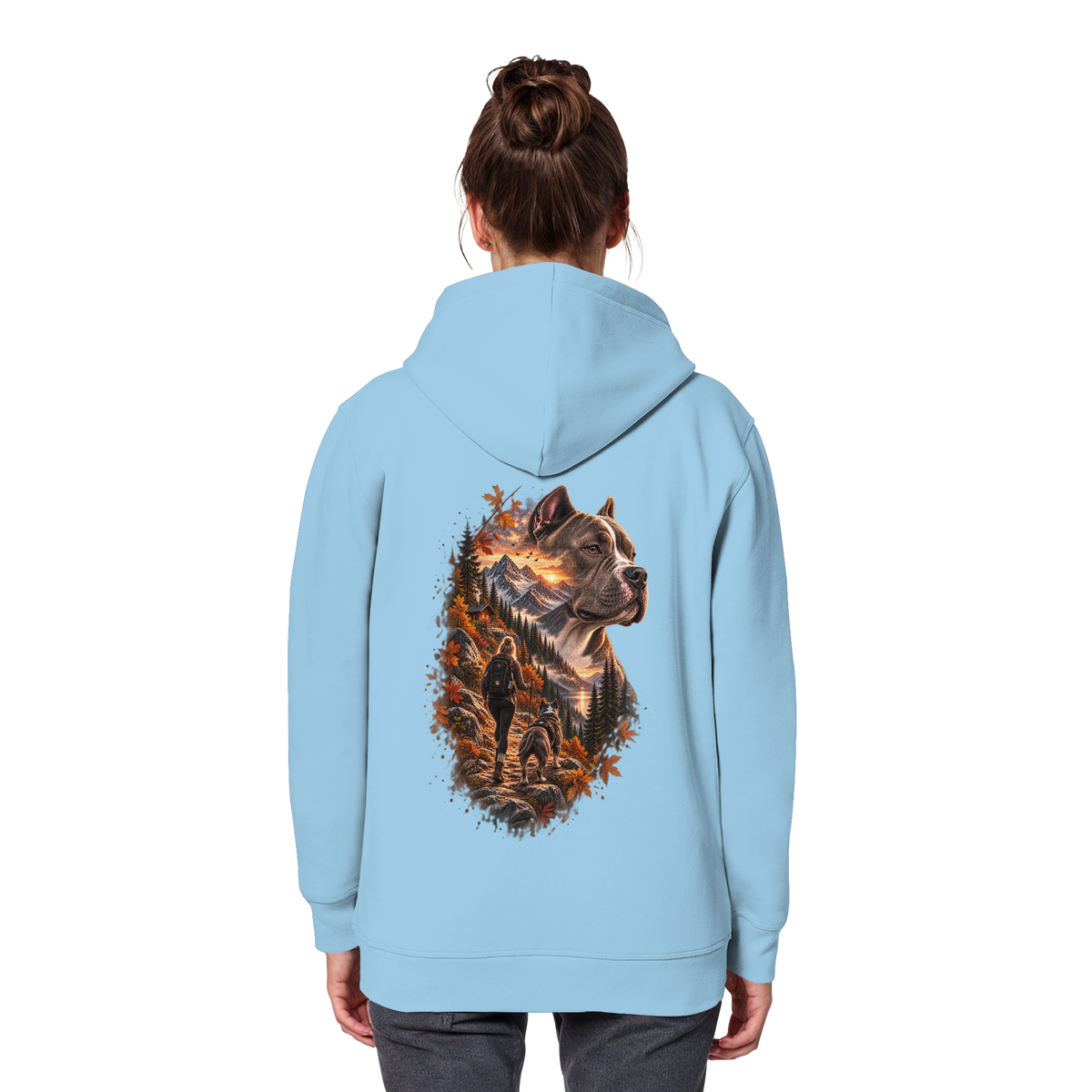 Dog Mountain Gray - Organic Basic Hoodie
