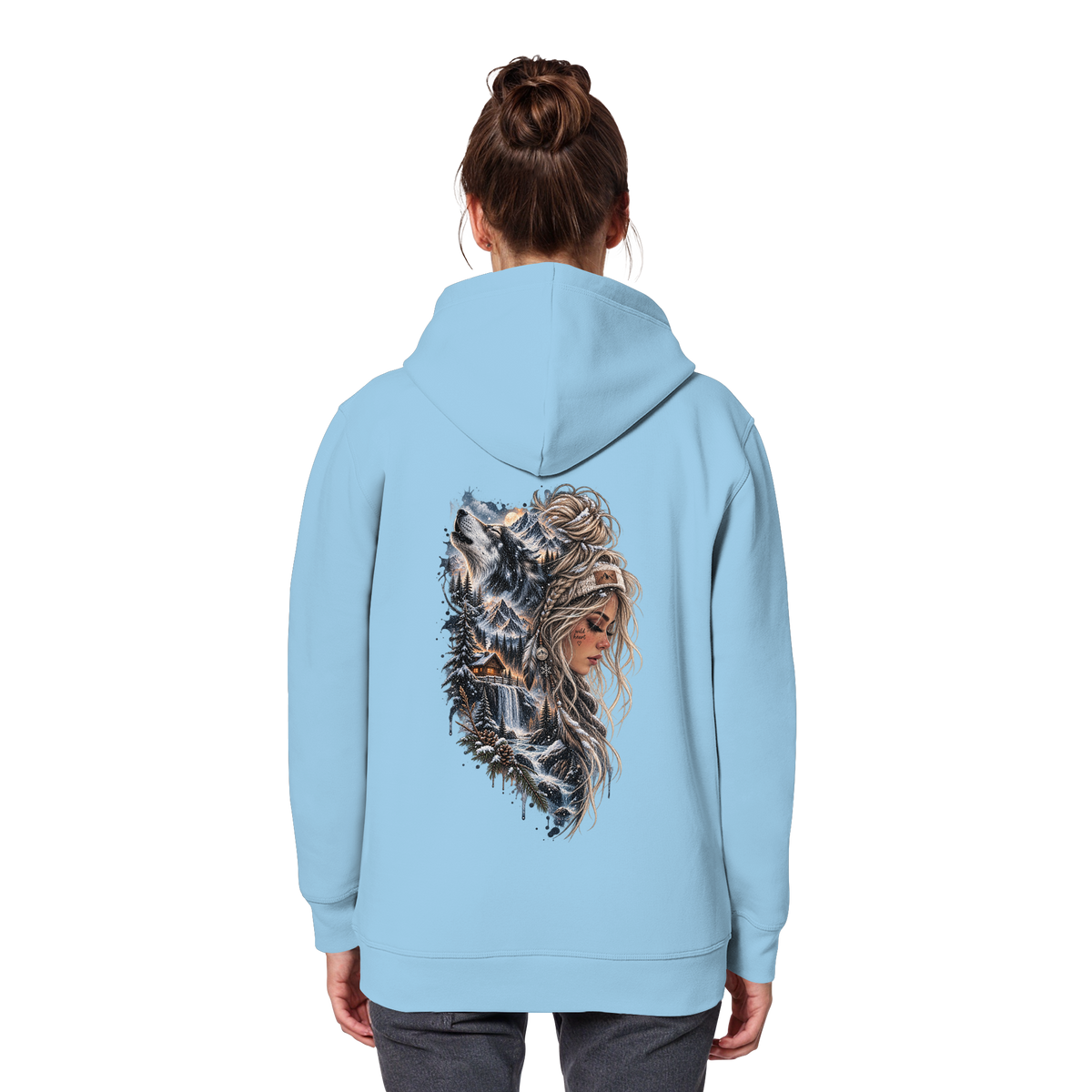 Ice Woman - Organic Basic Hoodie