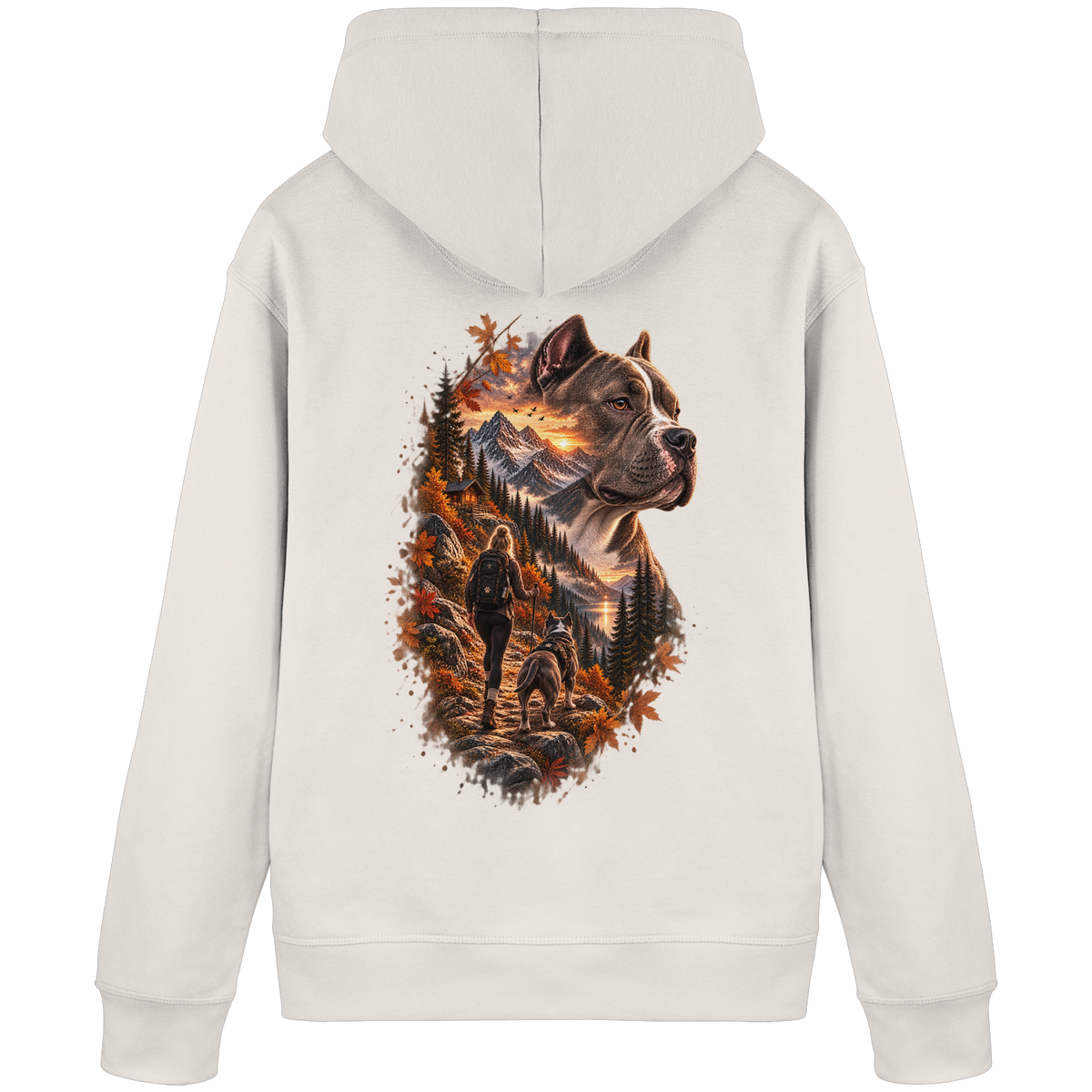 Dog Mountain Gray - Organic Basic Hoodie
