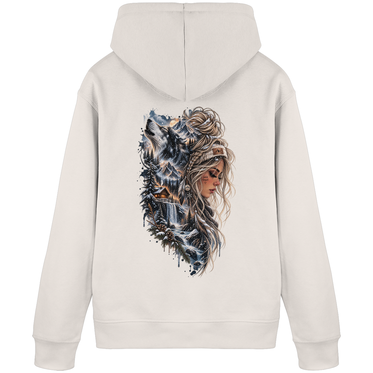 Ice Woman - Organic Basic Hoodie