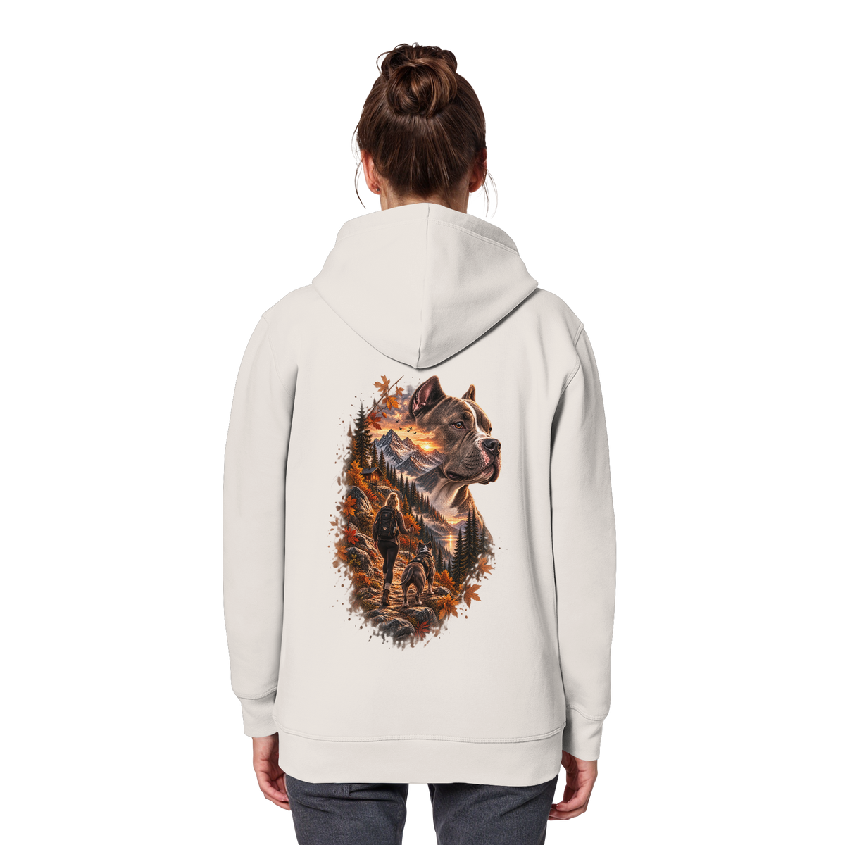 Dog Mountain Gray - Organic Basic Hoodie