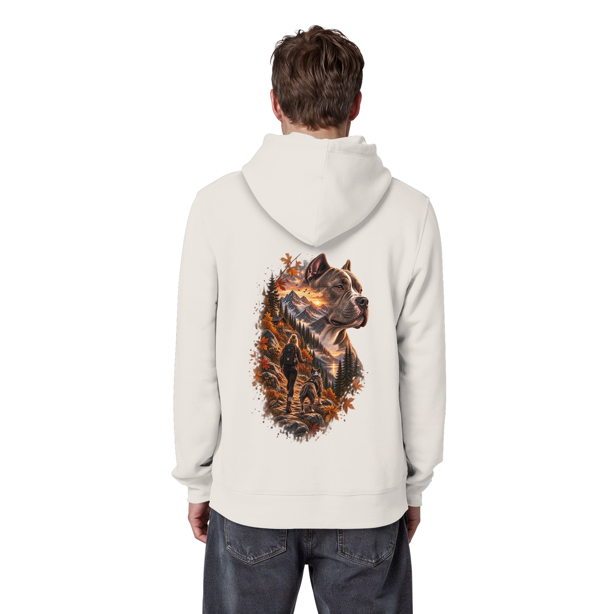 Dog Mountain Gray - Organic Basic Hoodie