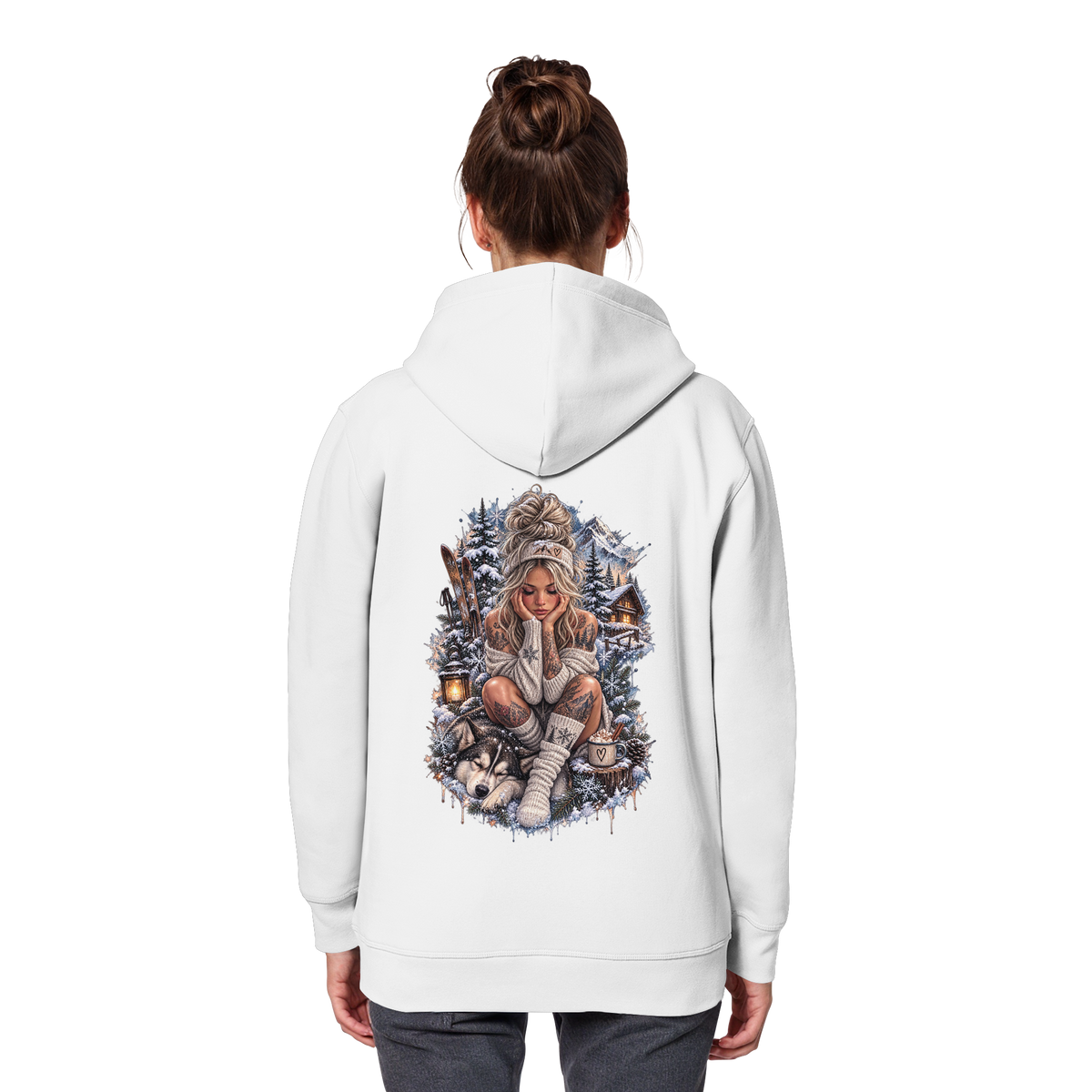 Ice Woman 2 - Organic Basic Hoodie