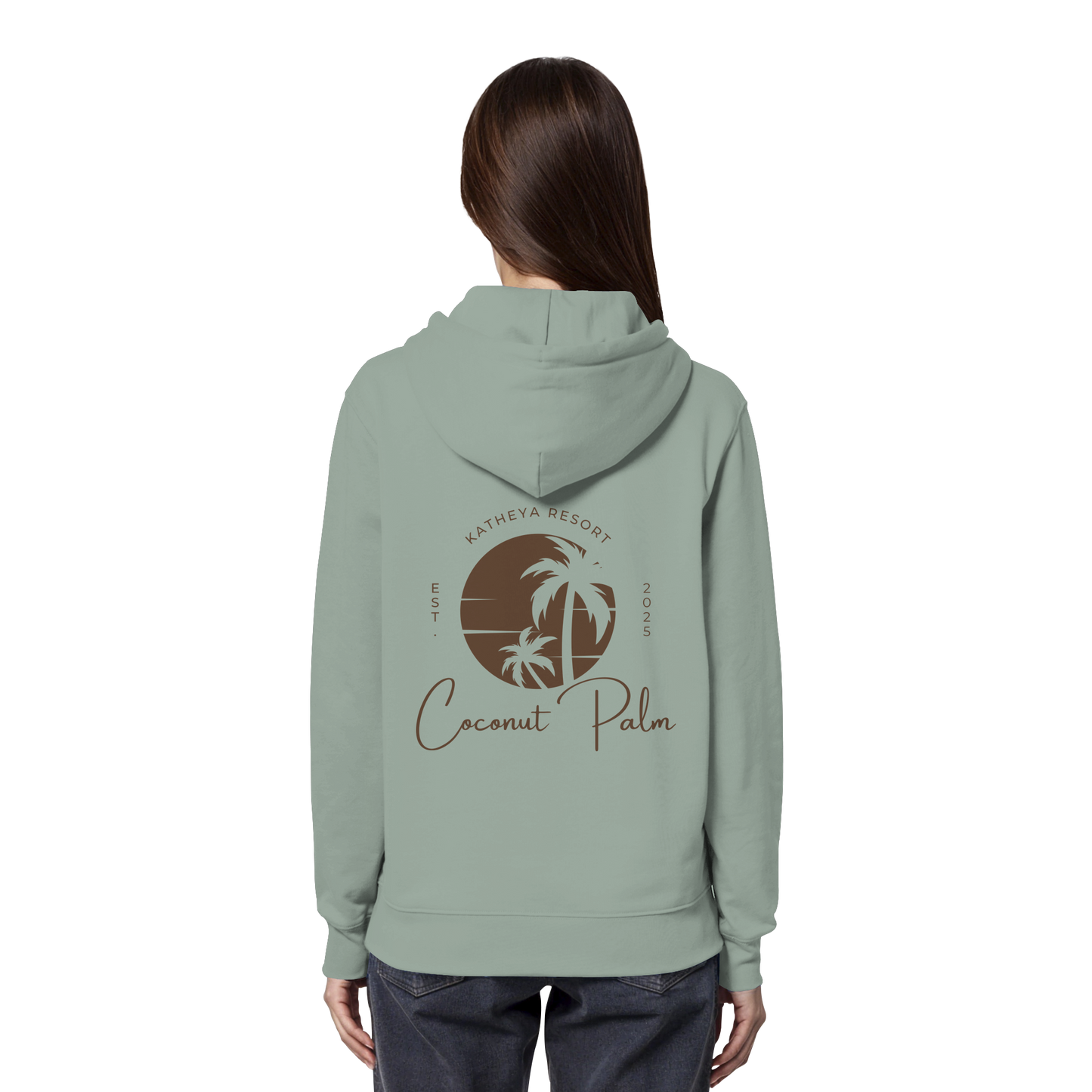 Katheya - Coconut Palm Men  - Organic Hoodie