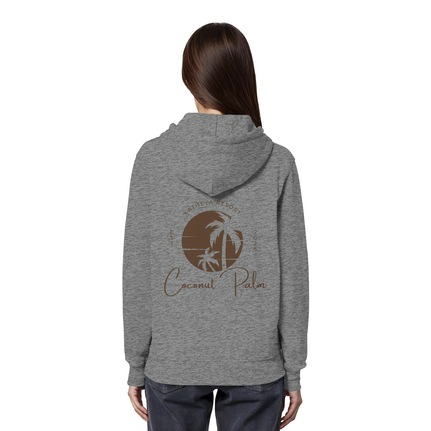 Katheya - Coconut Palm Men  - Organic Hoodie